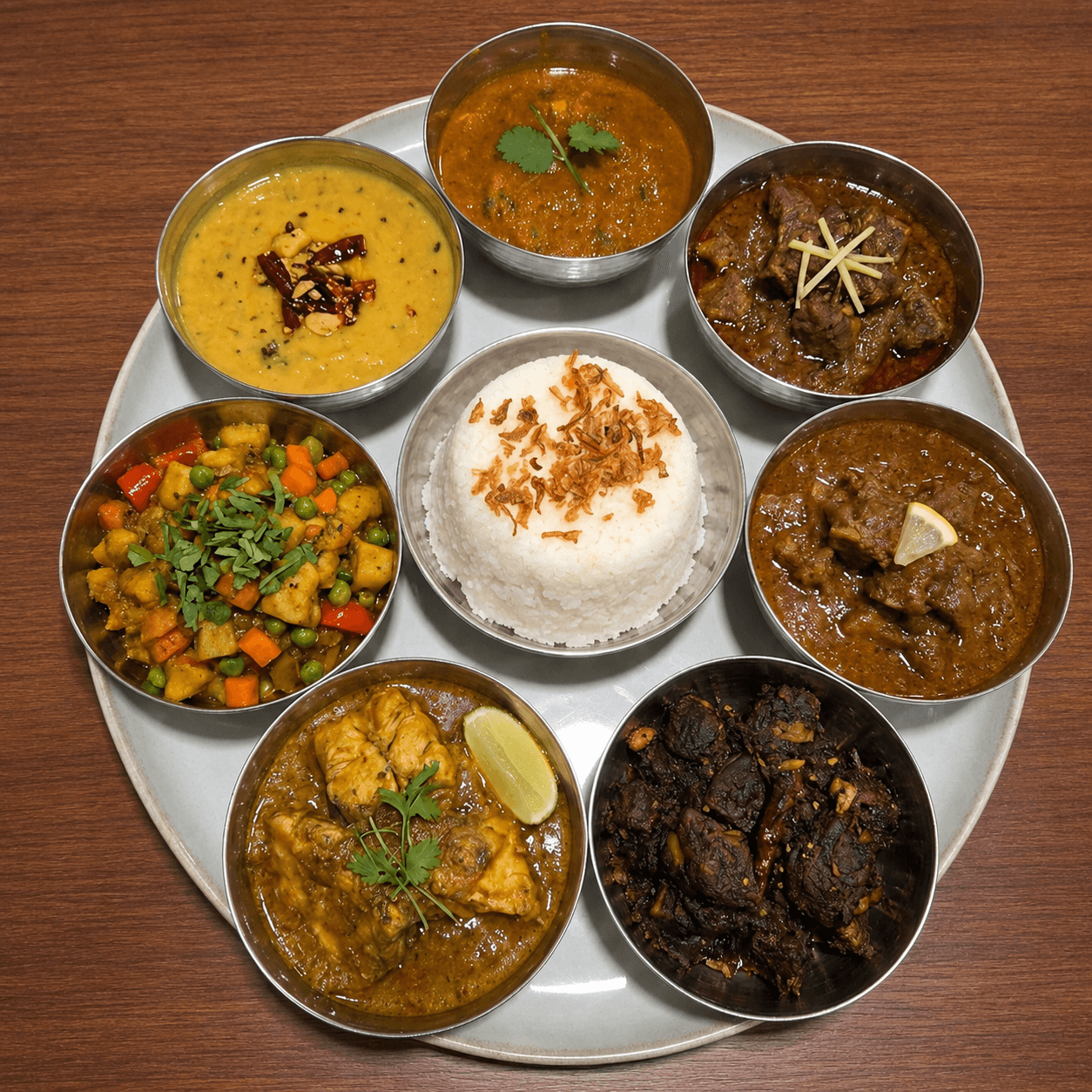 Bhuna + riz