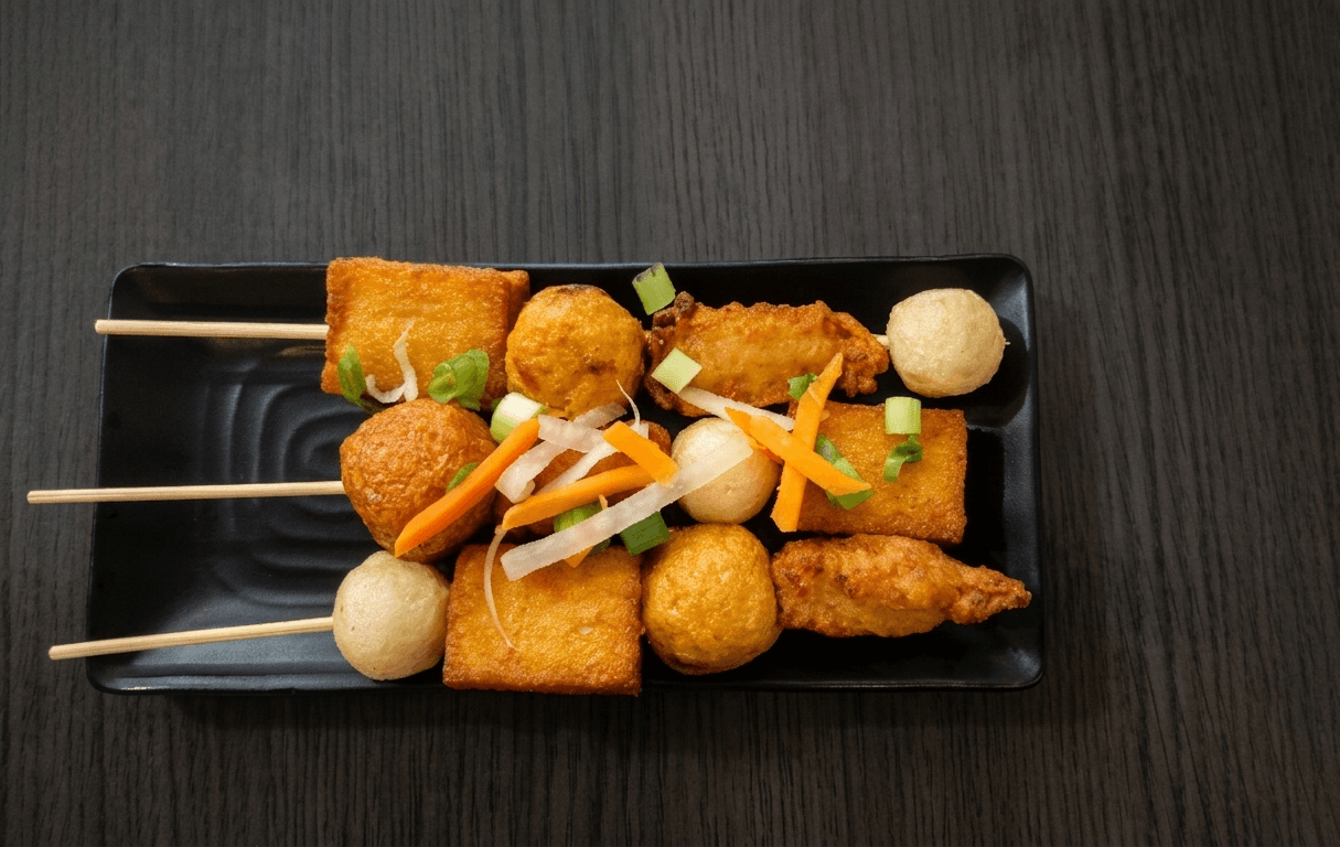 Brochettes de boulettes de poisson (3)